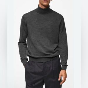 Nordstrom Men's Charcoal Turtleneck Sweater